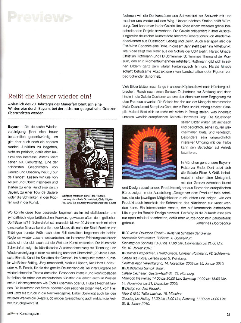 Artline-November 2009